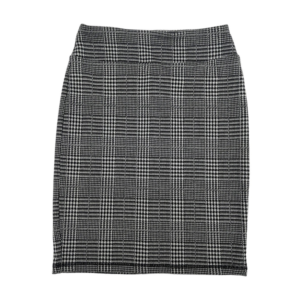 14th & Union Checkered Pencil Knee Length Skirt Size XS Petite Women's